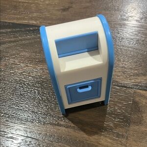 Fisher-Price Loving Family Vintage Dream Doll House Blue and White Mailbox Toy